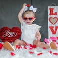 thumbnail image 3 of Maxcozy Baby Girl Ruffled Sleeveless Romper Bodysuit Jumpsuit Headband Set Summer Clothes Outfits, 3 of 6