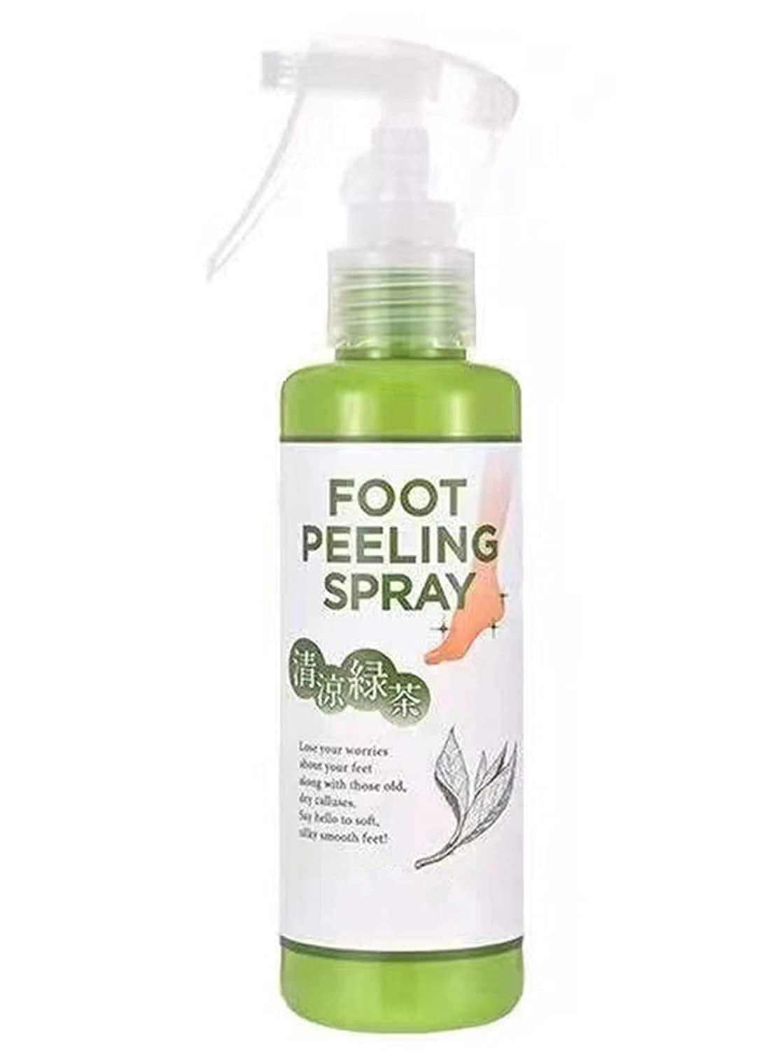 Foot Peeling Spray - Removes Dead Skin in Seconds - Moisturizing Nourishing Exfoliation, Scrub and Callus Spray on Feet 100ml