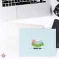 thumbnail image 4 of Sheep Lovely Animal Thank You Note Greeting Cards with Envelopes | Printed on Thick and Sturdy 80lb (216gsm) Cardstock | Blank Interior | A2 Size – 4.25 x 5.5” | 25 per Pack, 4 of 5