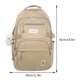 thumbnail image 2 of Mochila Durable Nylon Estudiantes Mochila Alta capacidad Color sólido Ocio diario Tmvgtek Para Estrenar, 2 of 2
