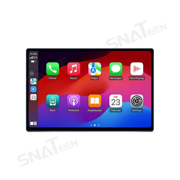 SNATEEN 13.3 inch Carplay Screen/Radio/Multimedia Player for Toyota Highlander 2018 2019 2020 Models Universal Car Navigation/GPS Upgrade Headunit Android Display 1080P Touch Screen Replace System