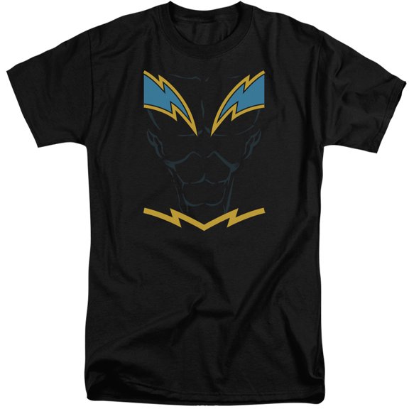Jla - Black Lightning - Tall Fit Short Sleeve Shirt - XX-Large