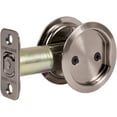 thumbnail image 2 of Stone Harbor Hardware Round Pocket Door Lock, Passage Function, 2-3/4" Backset, Antique Nickel, 2 of 3
