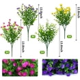 thumbnail image 2 of Artificial Flowers Lifelike No Fade UV Resistant Fake Plastic Flowers Faux Plants for Hanging Planters Outside Porch Window Box Wedding Home Décor - Indoor/Outdoor Use, 2 of 5