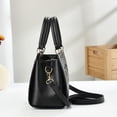 thumbnail image 6 of Faraee Womens Satchel Bags Top Handle Shoulder Handbags and Purses Ladies Designer Leather Crossbody Work Tote Bag with Chic Pendant Black, 6 of 8