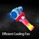 thumbnail image 4 of H11 H8 H9 H16 LED Headlight Bulbs 12000Lm Per Set 6500K Cool White Wireless Headlight LED Bulb Pack, 4 of 4