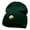 Dk Green, variant on Spanish Rider Embroidered Short Knitted Beanie - Dk Green OSFM
