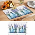 thumbnail image 6 of Spring Floral Placemats Set of 12 Botanical Watercolor Lavender Flower Vase Place Mats Indoor Wipeable Table Mats Washable Cloth Dining Table Placemats for Kitchen Holiday Party Home Decor 13x19 Inch, 6 of 9