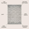 thumbnail image 3 of JONATHAN Y JONATHAN  Y Ifrane Moroccan Modern Diamond Area Rug 8 X 10 - Light Gray, 3 of 5