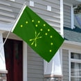 thumbnail image 3 of Aihccy Circassian Flag with Brass Grommets Size - 3x5Ft, 3 of 3