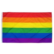 Gay Pride Double Sided Polyester Rainbow Flag Garden Patio Outdoor Decoration