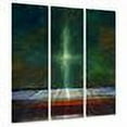 thumbnail image 4 of All My Walls 'Green Light Guide' by Toni Grote 3 Piece Painting Print Plaque Set, 4 of 4