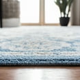 thumbnail image 4 of SAFAVIEH Liberty Deborah Oriental Polyester Area Rug, Dark Blue/Ivory, 5'3" x 7'7", 4 of 11