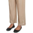 thumbnail image 4 of Alfred Dunner Womens Relaxed Button Detail Ankle Pant, 4 of 4