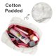 thumbnail image 2 of Bolsa de maquillaje E-Tree, bonita bolsa de cosméticos acolchada, blanca, 2 of 8