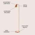 thumbnail image 4 of JONATHAN Y Brandon 57" Metal Task LED Floor Lamp, Copper, JYL6113A, 4 of 7