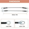 thumbnail image 4 of No. FL3Z9943053A/FL3Z9943052A Cable de soporte de la puerta trasera para Ford F-150 F150 2015 2016 2017 2018 2019 2020 2021 2022 2023 Cable de elevación de la puerta trasera, 4 of 7