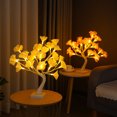 thumbnail image 3 of 1pcs 17.7 "/ 45CM Luces de árbol de flores de fibra óptica led Arreglo de fiesta de Navidad Árbol que brilla intensamente Acción de gracias Paisaje interior y exterior Luces de decoración del hogar JAMW Sencillez, 3 of 4