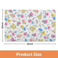 thumbnail image 3 of Flower Bathroom Mat Non Slip Quick Dry Super Absorbent Thin Bathroom Rugs,Cute,Bathroom Rugs Bath Mats Slip Resistant for Bathroom Living Room Entryway Kitchen Playroom,20x32 Inch, 3 of 5