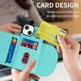 thumbnail image 2 of for iPhone 8 Case with Card Holder and Ring,for iPhone 8 Wallet Case for Women,Ring Stand,Magnetic Closure Phone Cases for for iPhone 7/8/SE 2020/SE 2022(Green), 2 of 13