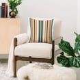 thumbnail image 2 of Society6 Mid Century Stripes by Sheila Wenzel-Ganny Throw Pillow, 2 of 5