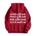 thumbnail image 4 of SIYUDAN Women's Hoodies Sweatshirts Jesus Hoodies Letter Print Christian Sweatshirt Oversized Womens Pullover Cute Fall Clothes Preppy Clothes Girl, 4 of 4