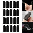 thumbnail image 1 of 20Pcs Gaming Finger Sleeves Gamer Thumb Protector Sweatproof for Mobile Game Black, 1 of 8