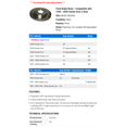 thumbnail image 2 of Front Brake Rotor - Compatible with 1990 - 2005 Honda Civic 4-Door 1991 1992 1993 1994 1995 1996 1997 1998 1999 2000 2001 2002 2003 2004, 2 of 2