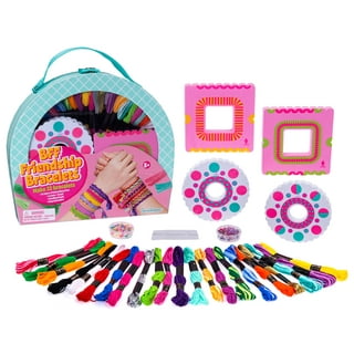 Colourful Toddler Bracelet Making Kit, Pop Bead Girls Princess Jewellery,  Earring, Rings, Christmas Crafts for Girls 5-7, 3, 4 Year Old Gift 
