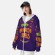 thumbnail image 3 of Balery Mardi Gras2 Sudadera ligera de manga larga con capucha y protección solar UPF 50+ para hombre y mujer, ideal para pesca y running-Medium, 3 of 7