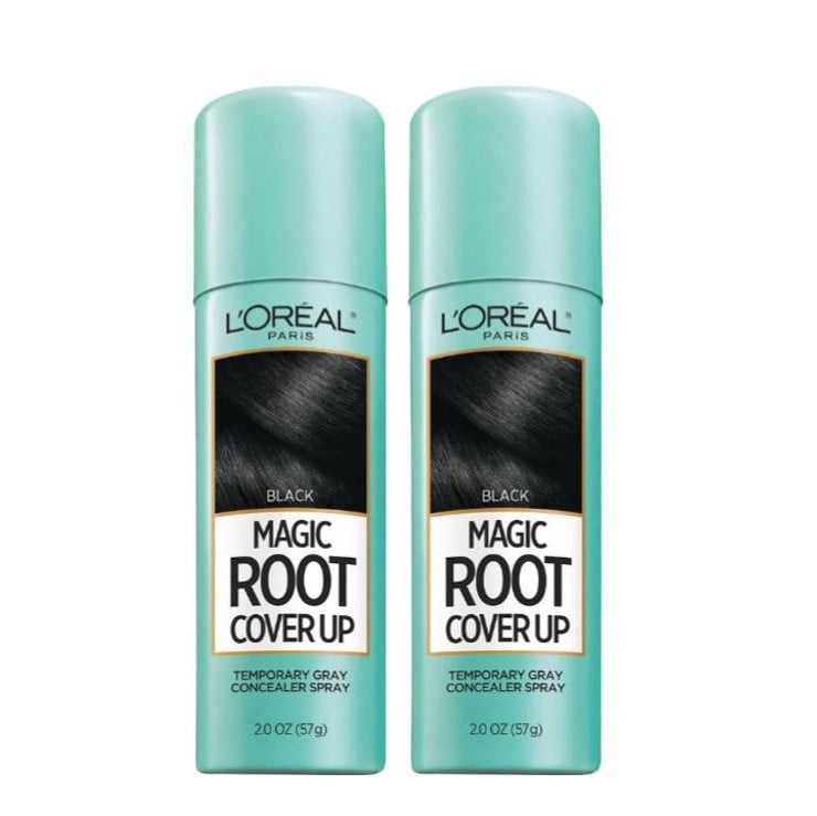 L Apos Oreal Paris Magic Root Cover Up Gray Concealer Spray Black