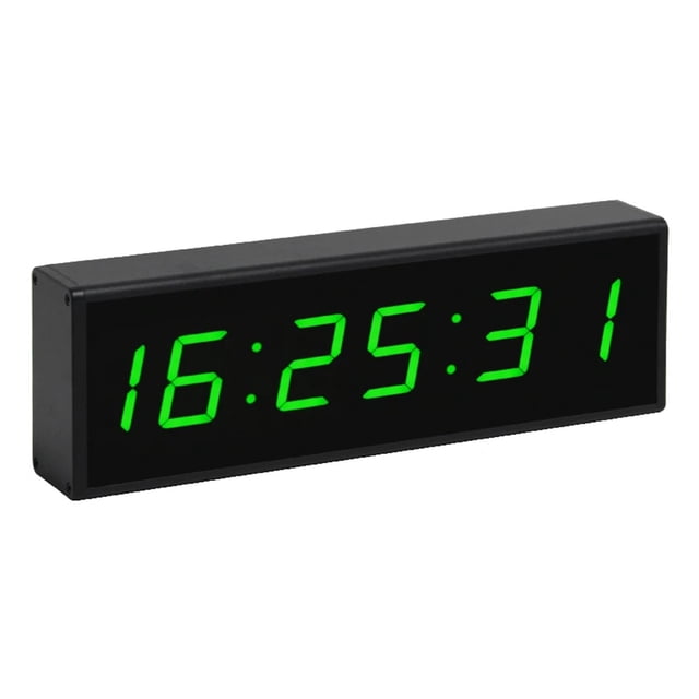 LED Countdown Clock, Digital Timer, Desktop Clock, Indoor Stopwatch, Timer, 12/24 Hour Time
