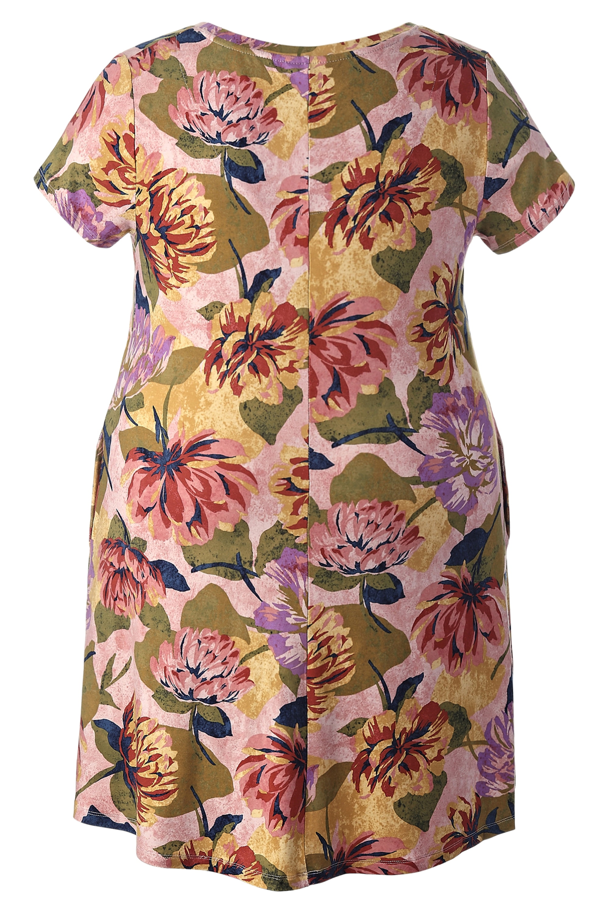 Terra & Sky Women's Plus Swing Knit Dress, Sizes 0X-5X