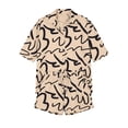 thumbnail image 5 of Costeam Womens Abstract Print Two Piece Beach Set Short Sleeve Button Down Shirt and Drawstring Waist Shorts Lightweight Flowey Fabric Side Pockets Relaxed Loose Fit Summer Casual Outfit, 5 of 9