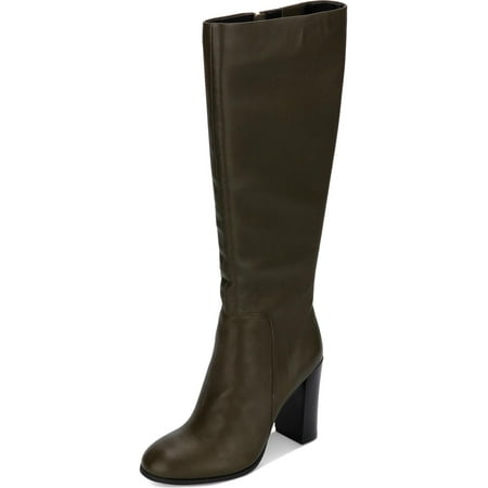 

Kenneth Cole New York Womens Justin Leather Dress Boots Green 7 Medium (B M)