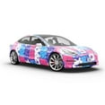 thumbnail image 6 of Rwraps Graffiti Cotton Candy Bubbled Matte Vinyl Film Wrap 59in x 4ft Vinyl Vehicle Car Film Sheet, 6 of 9