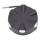thumbnail image 2 of Aplique de pared LED redondo de aluminio negro de 6 W, 6 LED, resistente al agua, luz cálida para patio, CA 85-265 V, 2 of 8