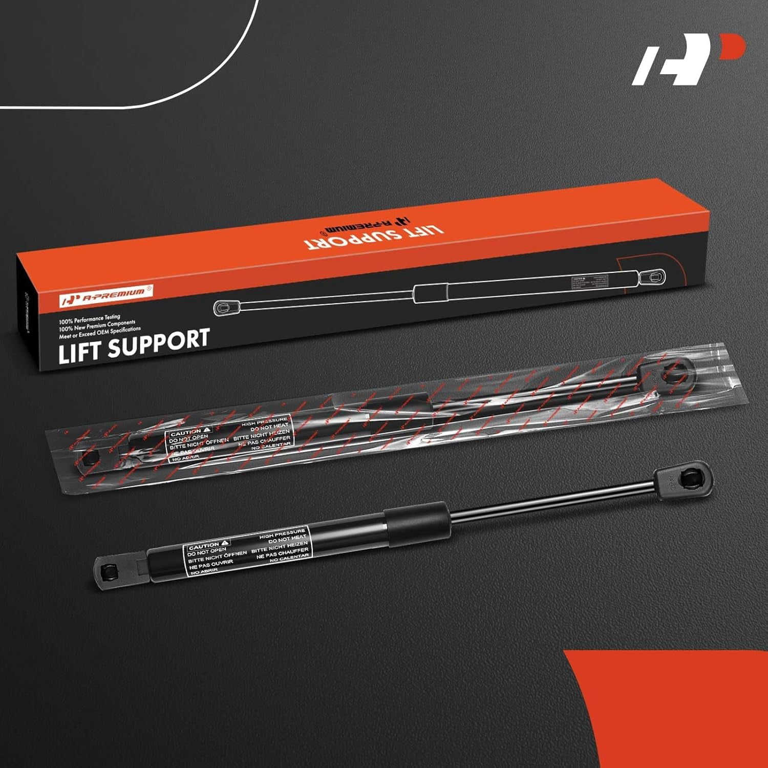 A-Premium Hood Lift Supports Shock Struts Replacement for Lincoln Navigator 2003-2006