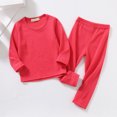 thumbnail image 2 of JFOPQVSM Kids Underwear Set Long Sleeve Thermal Underwear for Toddler,Boys Girls Thermals Base Layer for Cold Weather Unisex (1-7Y), 2 of 7