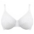thumbnail image 4 of Minimizer Bras for Women Full Coverage Underwire Bras Plus Size Lifting Floral Lace Bra 36A, 4 of 4