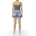 thumbnail image 2 of Short en Jean Effiloché pour Femmes, 26 Ans, Denim, 2 of 2
