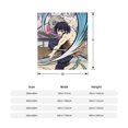 thumbnail image 2 of Hashibira Inosuke Anime Printed Soft Flannel Plush Throw Blanket Warm Comfortable Seasons Suitable Sofa Bedroom Office 30x40 Inosuke-1, 2 of 5