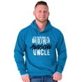 thumbnail image 3 of Terrible Brother Awesome Uncle Hoodie Hooded Sweatshirt Men Brisco Brands 3X, 3 of 6