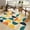 Mulit Color, variant on Bailu Bohemian Style Bedroom Rug 3x5 Soft Slim Kids Room Rug, Modern Washable Distressed Kids Rug Dining Room Kids Classroom Office Mulit Color
