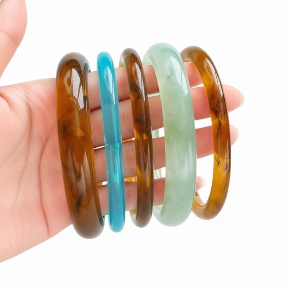 Vintage Plastic Bangle Bracelets