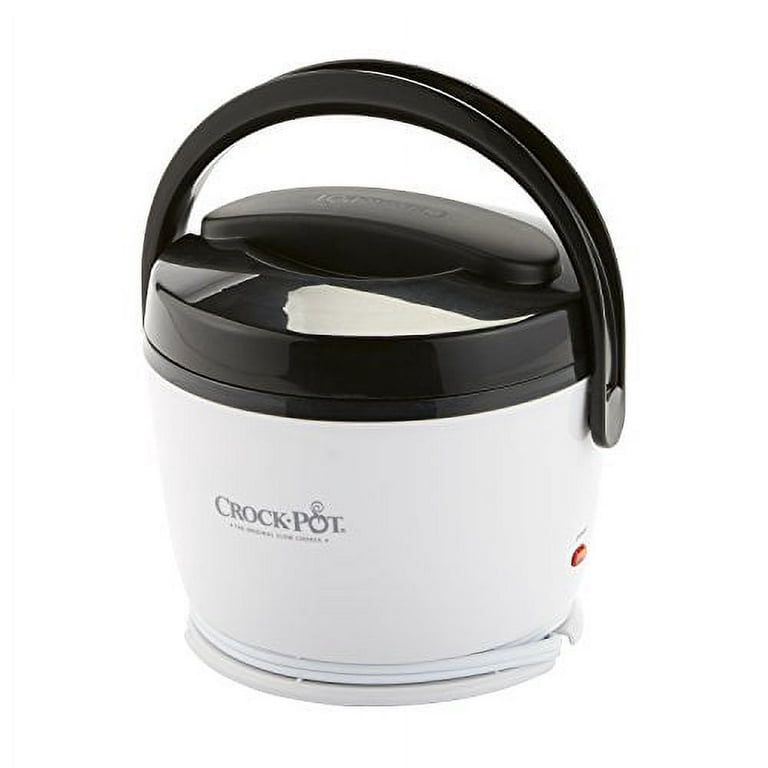 Crock-Pot® Lunch Crock® Food Warmer, Black-White,20 Ounces