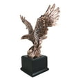 thumbnail image 6 of King Of The Skies Bald Eagle On Rock Stretching Out Wings Figurine With Base, 6 of 7