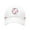 #685-White, variant on Kieccall Unisex Printed Cotton Baseball Cap, Washed Soft Top Adjustable Sun Hat for Outdoor Sun Protection & Casual Style