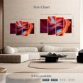 thumbnail image 4 of Elephant Stock Curve At Antelope Canyon Arizona Wall Art - Horizontal Multi Panel Canvas - Living Room Wall Decor - Nature Multi Panel - Red And Orange Decor - 52" x 32", 4 of 8