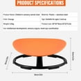 thumbnail image 3 of Kids Sit and Spin Toy, Sensory Swivel Chair for Autism Support, Non-Tip Design for Safe Indoor Play and Outdoor Activity Zones(Orange), 3 of 10